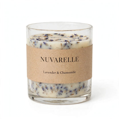 Nuvarelle Lavender Fields - Lavender & Chamomile Candle
