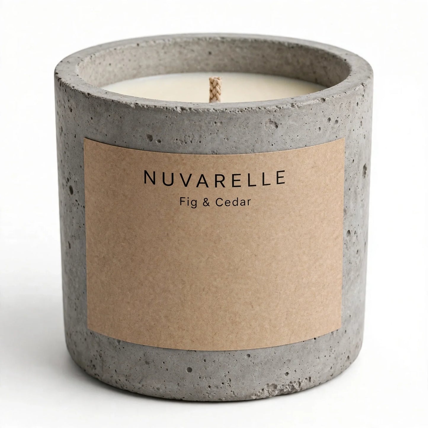 Nuvarelle Stone - Fig & Cedar Candle